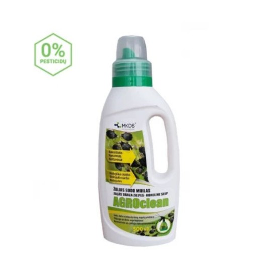 Žalias sodo muilas AGROclean koncentratas, 500 ml