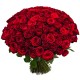 Premium klasės 101 raudonų rožių puokštė