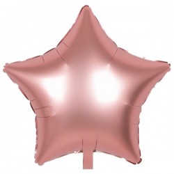 Folinis balionas žvaigždė, rožinė aukso Folinis balionas žvaigždė, rožinė aukso
