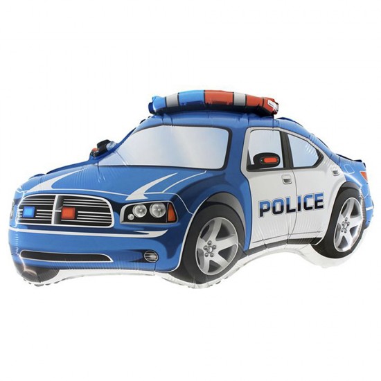 Folinis balionas policijos automobilis, mėlynas