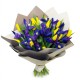 Tulpių ir Irisų puokštė