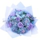 Gėlių puokštė „Lady blue“