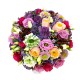 Įvairių gėlių miksas dėžutėje „Gėlių sodas“