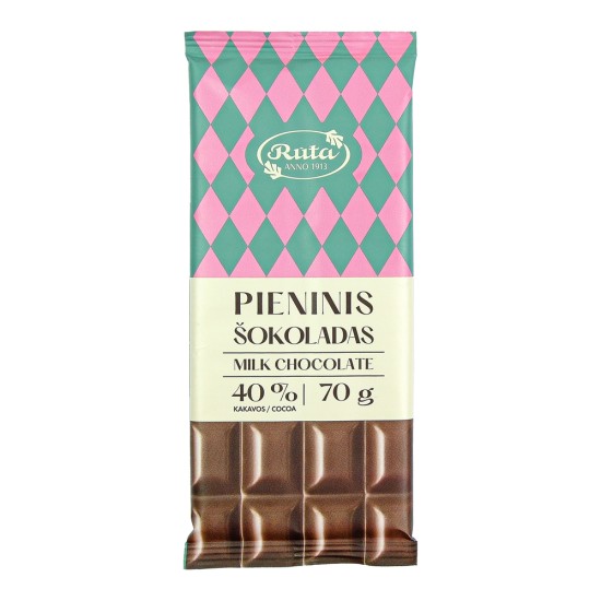 Pieninis šokoladas (40 %), 70 g