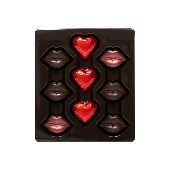 Juodojo šokolado (50%) figūrėlės „Damos rinkinys“ 45 g.