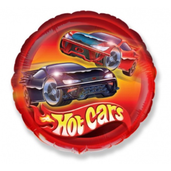 Folinis balionas HOT CARS