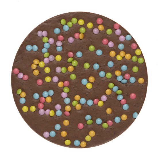 Pieninis šokoladas su traškiais sausainiais ir dražė saldainiais ŠOKOLADINĖ SVAJONIŲ PLANETA, 300 g