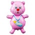 Folinis balionas Baby shower girl bear