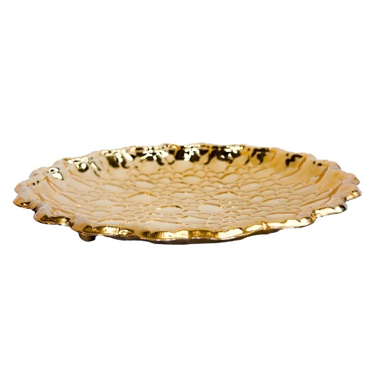 Aukso spalvos lėkštė/padėkliukas