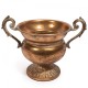 Sendinta metalinė vaza su ornamentais, 21cm
