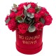 Flowers bouquet in the box „Magija“