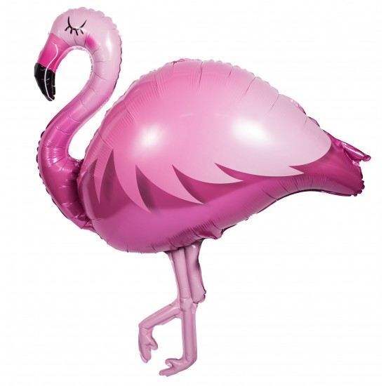Helium balloon flamingo