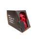Žvakė raudona kaukolė su dėžute, 8cm