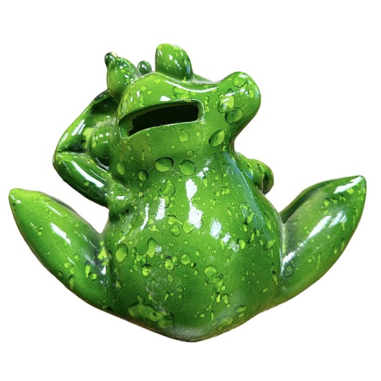 Frog piggy bank